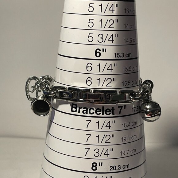 Alabama Crimson Tide NCAA Stainless-Steel Charm Bracelet Watch by Fossil NEW - Picture 8 of 8